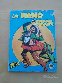 TEX   N° 1 "LA MANO ROSSA" piu Zagor scritta rossa