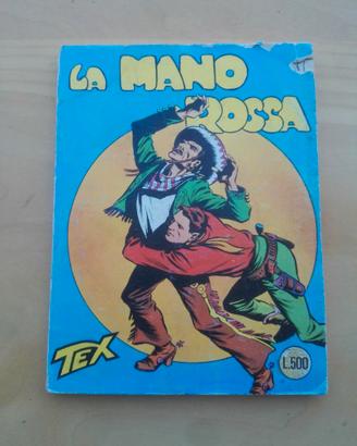 TEX   N° 1 "LA MANO ROSSA" piu Zagor scritta rossa