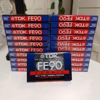 20 Tdk FE 90 FERRIC cassette vergini