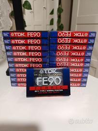 20 Tdk FE 90 FERRIC cassette vergini
