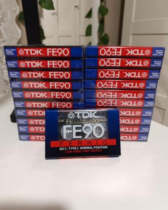20 Tdk FE 90 FERRIC cassette vergini