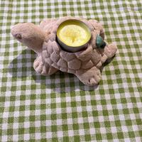 Delizioso portacandele a forma di tartaruga marina