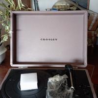 giradischi CROSSLEY portatile NUOVO