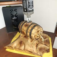 Dispenser Whisky Botte jack daniels Abete
