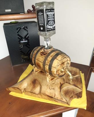 Dispenser Whisky Botte jack daniels Abete