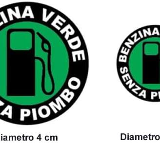 Adesivo Tappo Auto Diesel Rifornimento Adesivi Ben