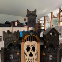 Castello in legno giocattolo per bambini