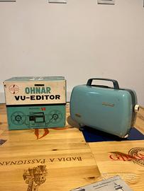 Proiettore Amo MeOpta AM8 anni’50 + VU editor 8mm