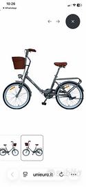 Bicicletta 20” pieghevole TEKLIO TLM26GRIGIA