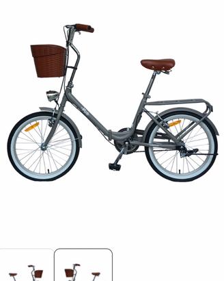 Bicicletta 20” pieghevole TEKLIO TLM26GRIGIA