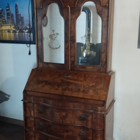 Trumeau, mobile scrittoio in radica