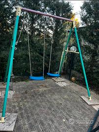 Altalena doppia da esterno