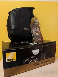 Nikon D5200+nikkor lens 18-105MM