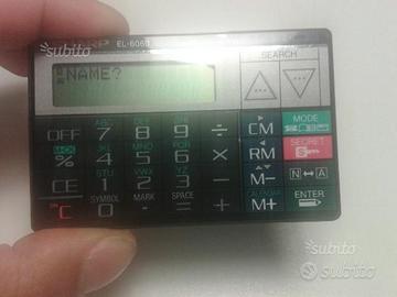 Agenda elettronica Sharp EL-6060