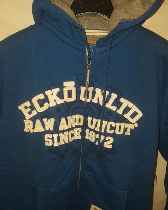 Felpa vintage Ecko zip blu nuova con cartellinoy2k