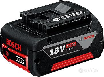 Bosch Professional 1600A002U5 GBA Batteria, 5.0 Ah