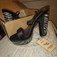 Sandalo nero marca rag&co