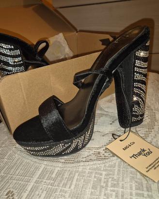 Sandalo nero marca rag&co