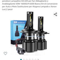 Lampadine led h4 h7 nuove