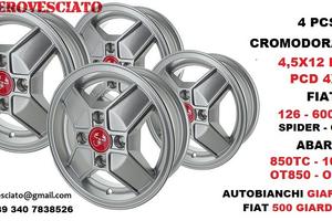 Cerchi Cromodora CD30 4,5x12 4x98 fiat 126 600 850