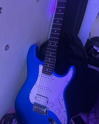 Chitarra elettrica con set completo