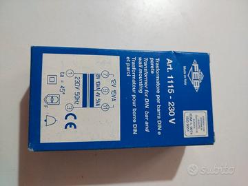 Trasformatore 12V  da guida DIN