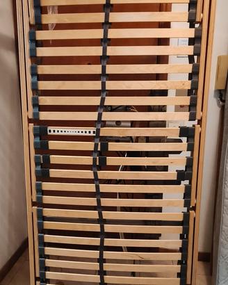 Letto singolo motorizzato elettrico a doghe