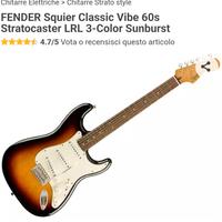 Chitarra Elettrica Squier FENDER 60s