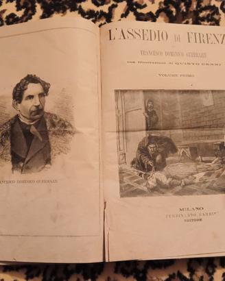Lotto libri antichi ottocentine e volumi d'epoca o