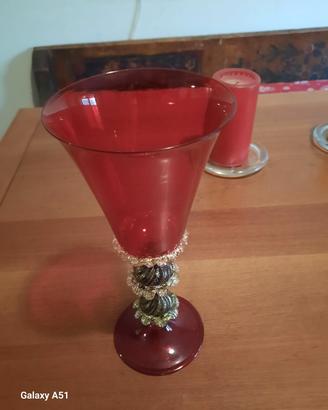 Bicchieri di vetro di murano
