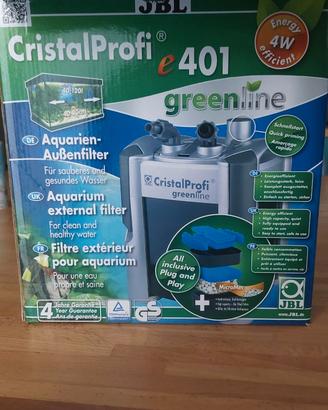 Filtro esterno JBL CristalProfi e 401 per acquario