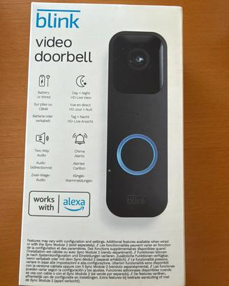 Blink Video Doorbel per la vostra sicurezza