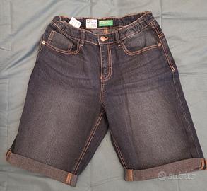 jeans corti Benetton scuri