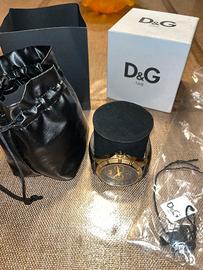 Orologio D&G Dolce & Gabbana usato poco, nero/oro.