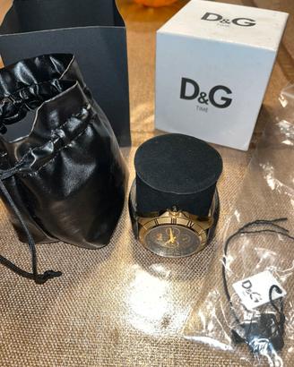 Orologio D&G Dolce & Gabbana usato poco, nero/oro.