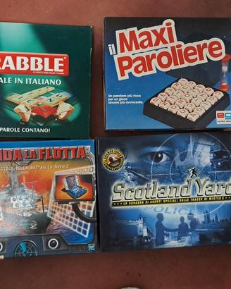 Giochi in scatola per ragazzi