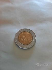 moneta 500 lire polizia di stato 1997