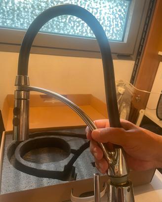 Miscelatore cucina con doccino