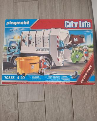 CAMION RACCOLTA DIFFERENZIATA PLAYMOBIL