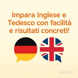 Lezioni di inglese e tedesco