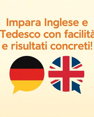Lezioni di inglese e tedesco