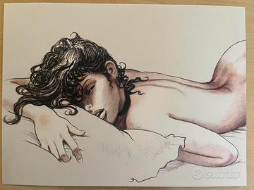 Milo Manara Molly dal fumetto El Gaucho
