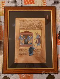 Quadro con icona sacra antica