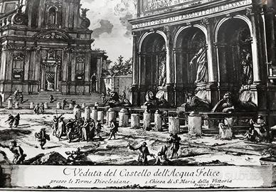 Quadro, stampa di Roma S.Maria della Vittoria
