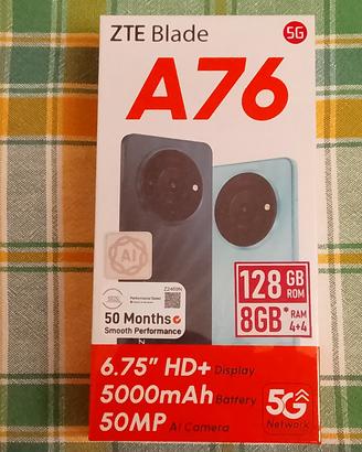 ZTE Blade A76 con 5G e Android 15, nuovo 