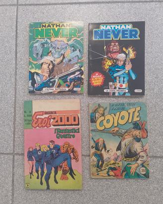 fumetti Nathan Never (4) , Coyote, I fantastici 4