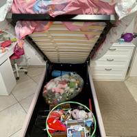 Letto Singolo Contenitore Bambina 
