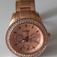 orologio Fossil in acciaio color oro 