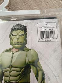 Costume da Hulk 5-6 anni