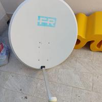 Parabola 80 cm + illuminatore +staffa